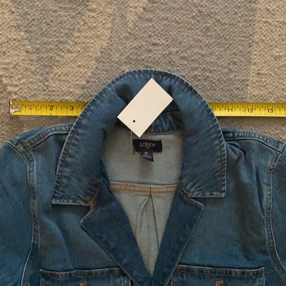 J.Crew Denim Collared Utility Jumpsuit - Picture 9 of 9